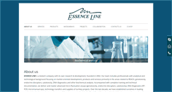 Desktop Screenshot of essenceline.cz